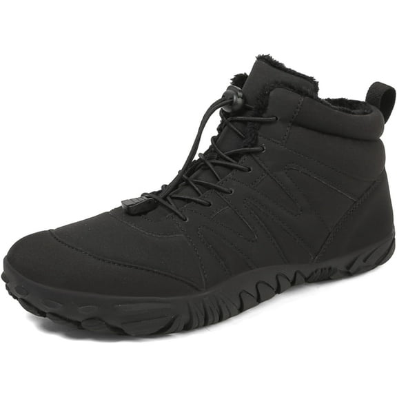 Barefoot Boots Women Men, Winter Footwear Barefoot Shoes Wide Toe Highly Elastic Non-Slip Walking Hiking Sneakers for Mens Womens