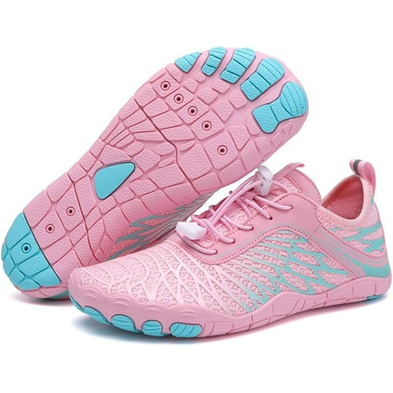 Hike Barefoot Shoes for Women Men, Pro Barefoot Shoes with Wide Toe Box, Healthy & Non-Slip Breathable Barefoot Water Shoes Beach Pool Aqua Swim Surf Hiking Walking Shoes