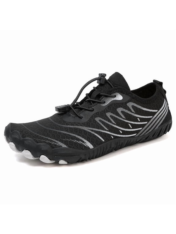 Water Shoes for Women and Men, Breathable Mesh with Adjustable Cord Lock for Beach and Pool