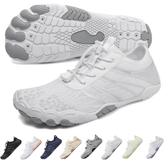 Hike Barefoot Shoes for Womens Men,Quick Dry Water Shoes,Beach Pool Aqua Swim Surf Hiking Walking Shoes,Non-Slip Athletic Footwear Wide Toe Water Shoes
