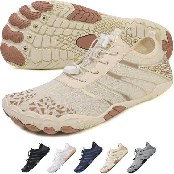 Hike Barefoot Shoes for Womens Men,Quick Dry Water Shoes,Beach Pool Aqua Swim Surf Hiking Walking Shoes,Non-Slip Athletic Footwear Wide Toe Water Shoes