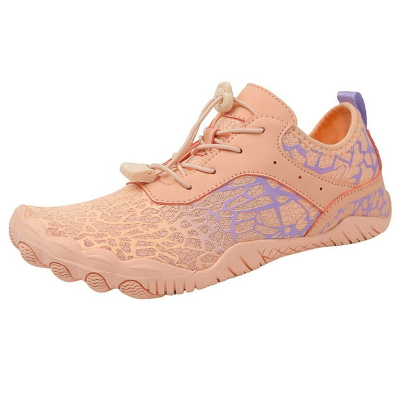 Hike Barefoot Shoes Womens Mens Water Shoes, Hiking Footwear Healthy Barefoot Shoes Women Men, Wide Toe Box Non-Slip Outdoor Sports Zero Drop Shoes Swim Shoes Women Size 8