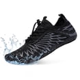 thumbnail image 1 of Barefoot Shoes for Women Men Non-Slip & Breathable Athletic Footwear Wide Toe Water Shoes,Designed for Walking,Running&Swimming Black 39, 1 of 5
