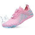 thumbnail image 1 of Barefoot Shoes for Women Men Non-Slip & Breathable Athletic Footwear Wide Toe Water Shoes,Designed for Walking,Running&Swimming Pink 40, 1 of 5