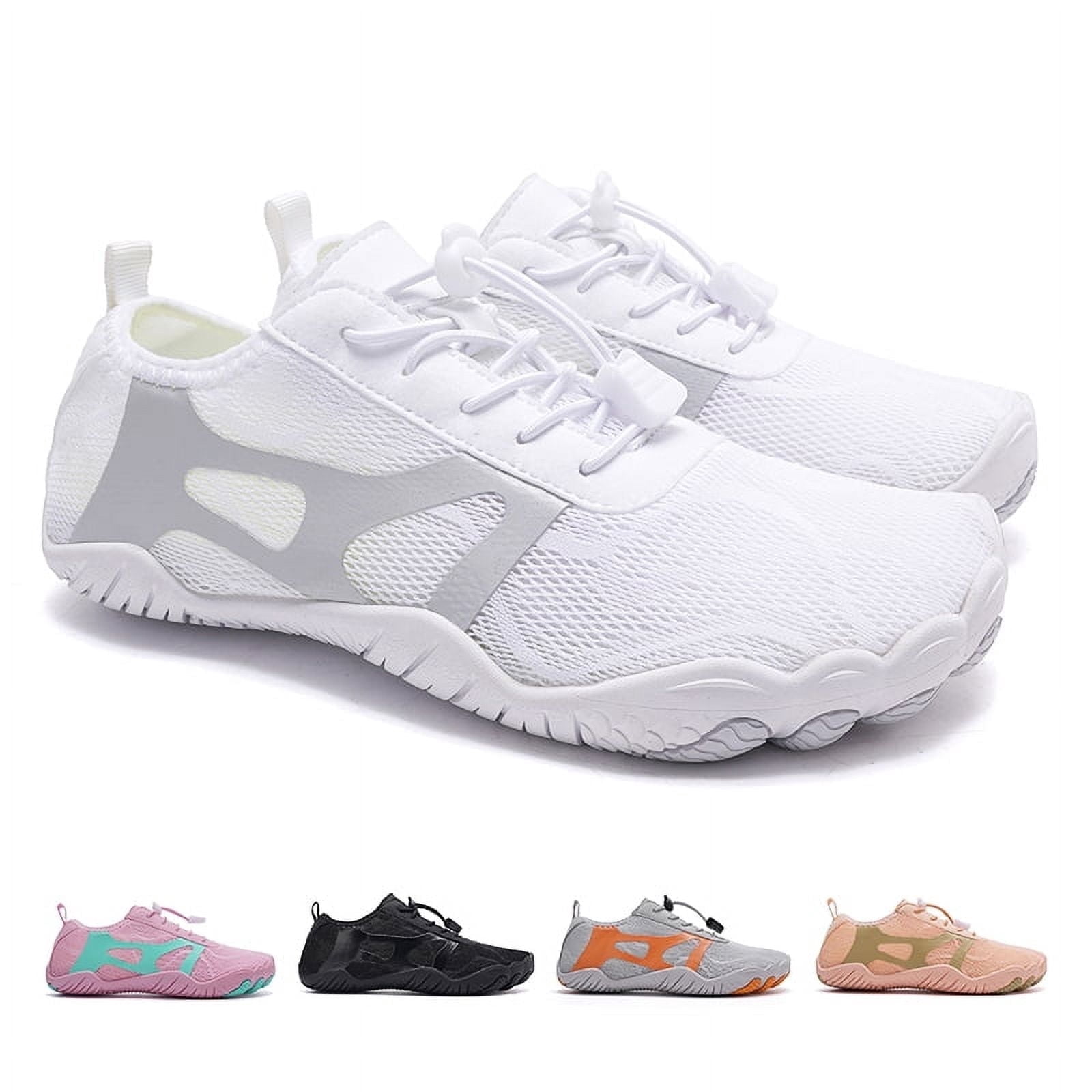 HOYUFEI Hike Barefoot Shoes for Women, Womens Water Shoes, Hiking Healthy Footwear - Wide Toe Box Non-Slip Outdoor Sports Zero Drop Shoes