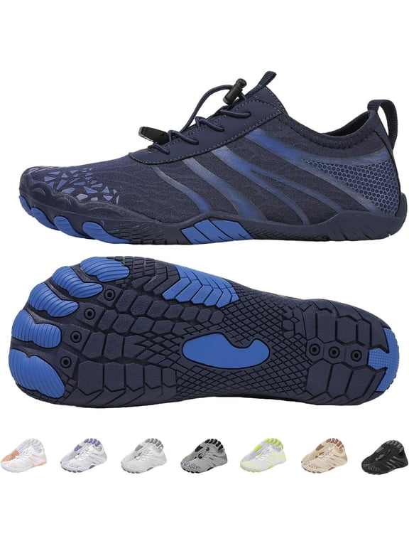 Outdoor Barefoot Water Shoes Men Women, Wide Toe Box Anti-slip Running Sneakers, Beach Swim Pool Aqua Footwear