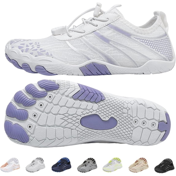 Hike Barefoot Water Shoes Men Women, Wide Toe Box Anti-slip Running Sneakers, Beach Swim Pool Aqua Footwear