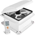 thumbnail image 1 of Hike Crew 14" RV Roof Vent Fan, 12V, 10-Speed, White, 1 of 8