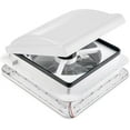 thumbnail image 1 of Hike Crew 14” RV Roof Vent Fan,12V Motorhome Fan Manual Open/Close & White Lid, 1 of 6