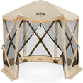 thumbnail image 1 of Hike Crew 6-Panel Pop-Up Screen House Gazebo 140"x140", UV Resistant and Instant Setup, 1 of 8