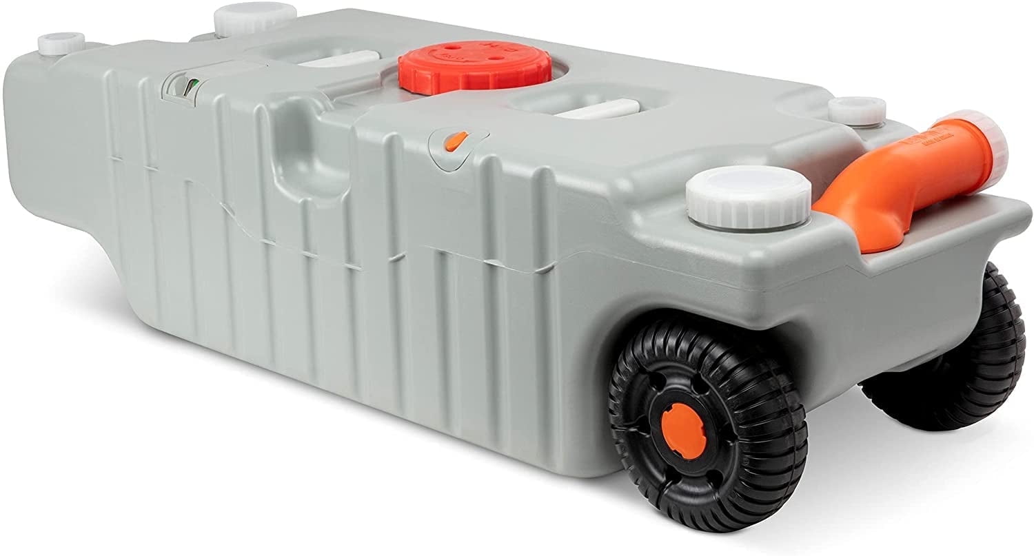 Hike Crew HCCHH568, 19.8 Gallon Polyethylene Portable RV Sewer Holding Tank for Black Water