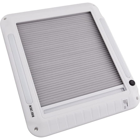 Hike Crew RV Sunshade Covers for RV Roof Vent Fans, Fits 11 and 14 Inch Models, White, 1 Piece