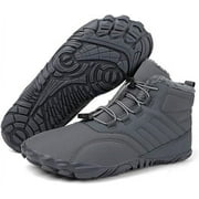 Caspar Pro Barefoot Winter Boots – Water-Resistant, Non-Slip Hiking Shoes for Women & Men | Wide Toe Box, Lightweight Warm Ankle Boots for Snow, Trails & Everyd