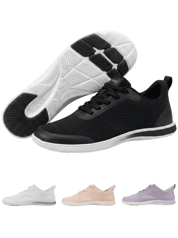 Flame Women's Barefoot Shoes, Zero Drop Walking Shoes, Wide Toe Box, Thin Flexible Sole, Lightweight & Breathable
