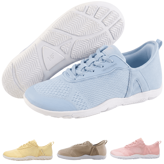 Hike Footwear HF Stride Barefoot Shoes for Women Men | Slip on Wide Toe Box | Zero Drop | Lightweight Walking Hiking Boots| Pain Relief