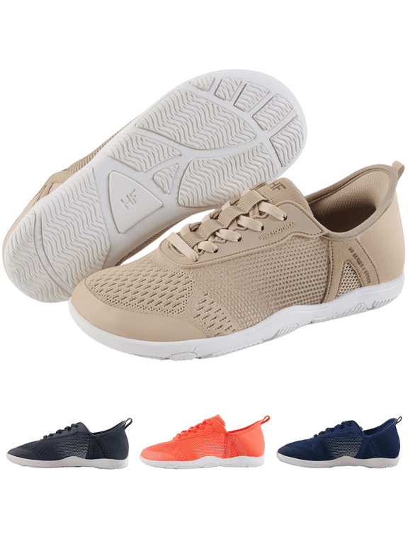 HF Stride Barefoot Shoes for Women Men | Slip on Wide Toe Box | Zero Drop | Lightweight Walking Hiking Boots| Pain Relief