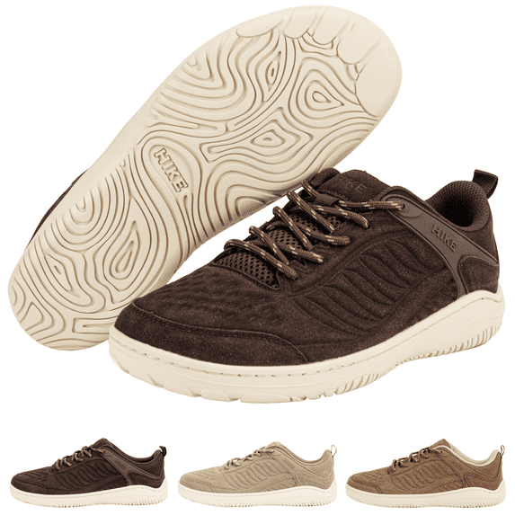 Hike Footwear Ridge Plus Barefoot Hiking Trail Shoes, Low-Cut, Zero Drop Sole, Barefoot Shoes for Women Men