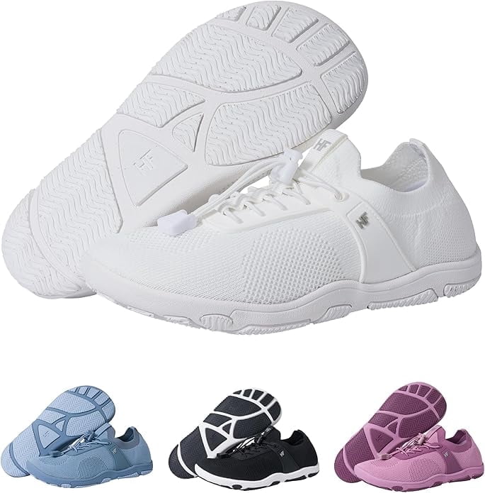 Hike Footwear Theora Pro Barefoot Shoes - Wide Toe Box, Breathable Lightweight Ergonomic Shoes for Walking & Hiking, Non-Slip Durable Sole, Zero Drop for Women and Men