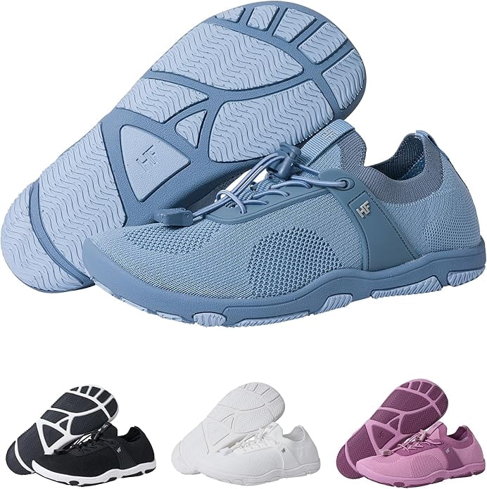 Hike Footwear Theora Pro Barefoot Shoes - Wide Toe Box, Breathable Lightweight Ergonomic Shoes for Walking & Hiking, Non-Slip Durable Sole, Zero Drop for Women and Men