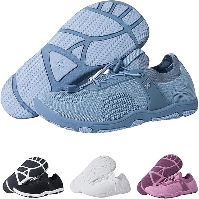 Hike Footwear Theora Pro Barefoot Shoes - Wide Toe Box, Breathable Lightweight Ergonomic Shoes for Walking & Hiking, Non-Slip Durable Sole, Zero Drop for Women and Men