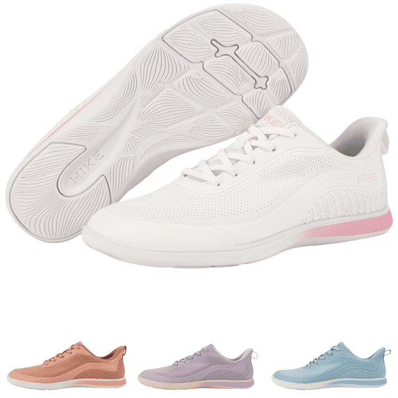 Hike Footwear Wave Women's Slip-On Barefoot Shoes | Wide Toe Box | Zero Drop Sole | Lightweight Minimalist Walking Shoes