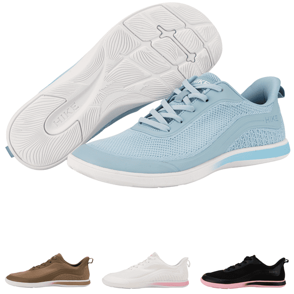 Hike Footwear Wave Women's Slip-On Barefoot Shoes | Wide Toe Box | Zero Drop Sole | Lightweight Minimalist Walking Shoes