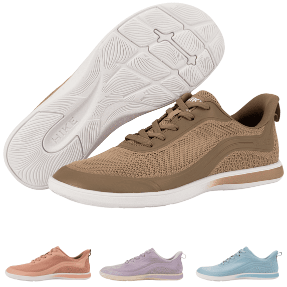 Hike Footwear Wave Women's Slip-On Barefoot Shoes | Wide Toe Box | Zero Drop Sole | Lightweight Minimalist Walking Shoes