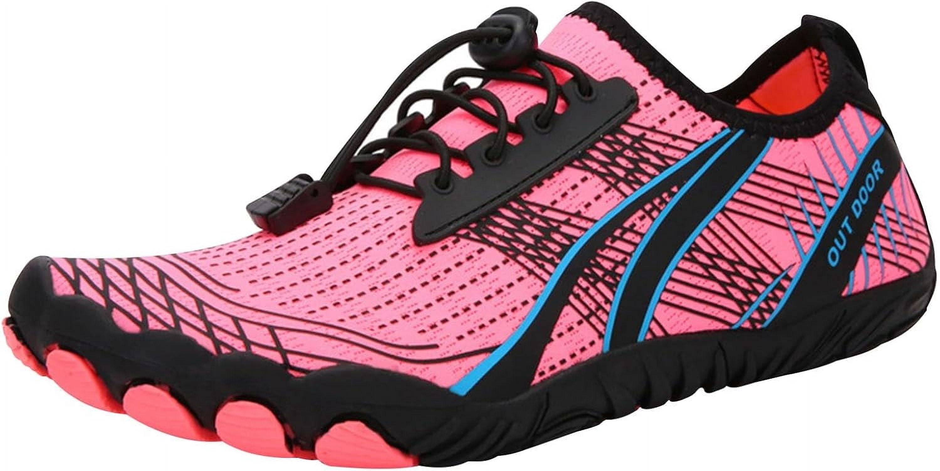 Womens Barefoot Shoes Hiking Boots Wide Sports Shoes Hiking Shoes,Outdoor wading shoes, five-finger beach swimming and fishing shoes, sports climbing mesh shoes