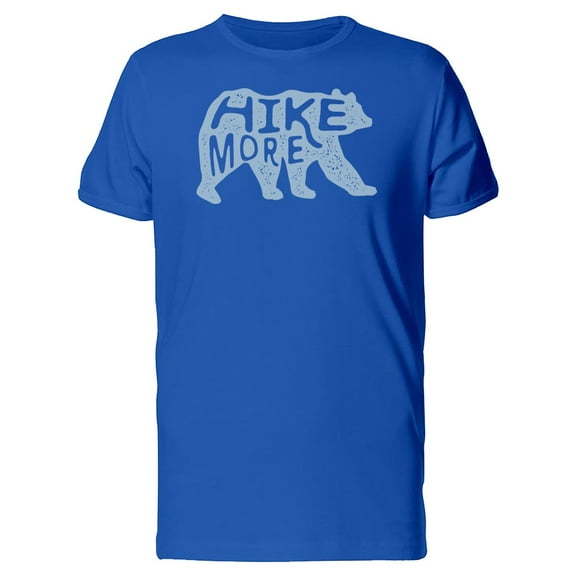 Hike More Bear Silhouette T-Shirt Men -Image by Shutterstock, Male x-Large