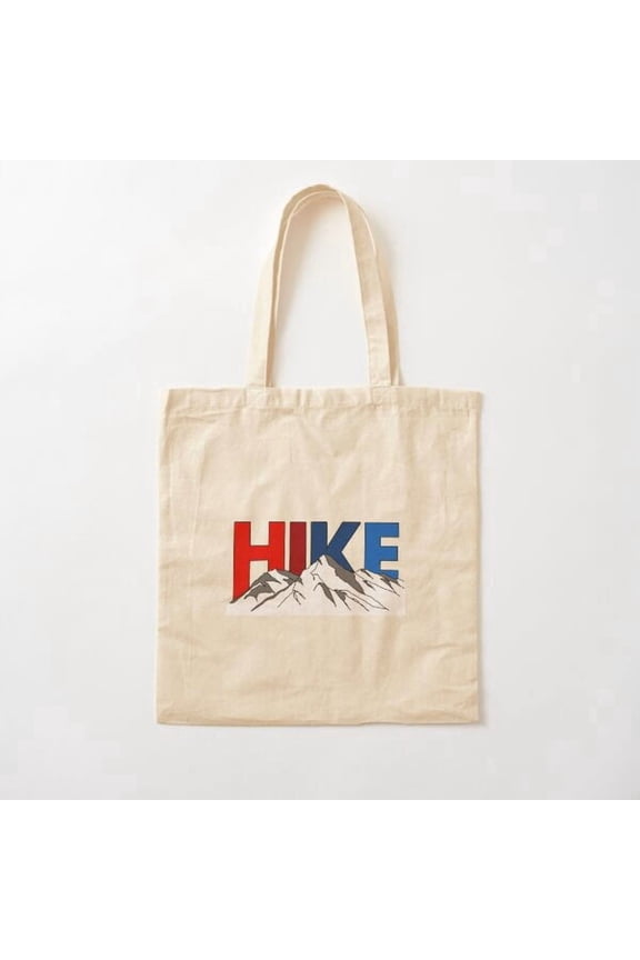 Hike More Collection: Embrace Nature In Style Canvas Tote Bags, Reusable Shopping Bag