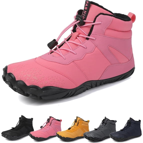 Hike Winter Footwear Barefoot Shoes Women Men, 2024 Waterproof Wide Toe Box Barefoot Shoes, Walking Boots