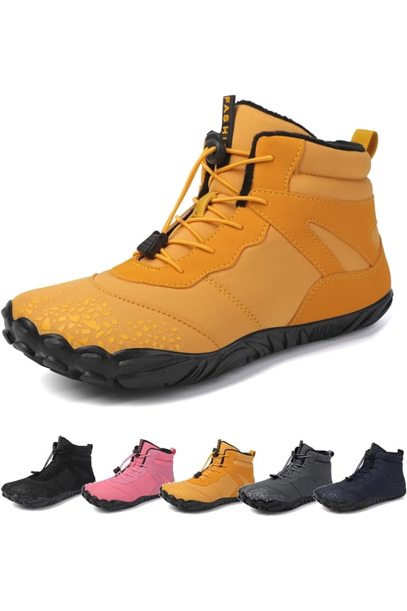 Hike Winter Footwear Barefoot Shoes Women Men, 2024 Waterproof Wide Toe Box Barefoot Shoes, Walking Boots