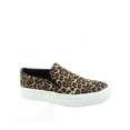 thumbnail image 1 of Hike Women's Flat Slip On Double Layer Foam Padded Cushion Sock Fashion Sneakers Shoes ( Cheetah, 7 ), 1 of 2