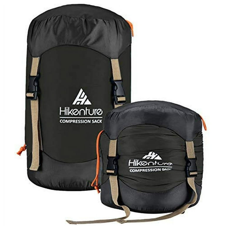 Hikenture Compression Sack for Sleeping Bag, Upgrade Anti-Tear Nylon  Sleeping Bag Stuff Sack, 10L/14L/20L/30L Water-Resistant Compression Bag, Storage  Bag Dark Green 30L