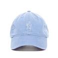 thumbnail image 1 of Hiker Hiking Baseball Cap Embroidered Cotton Adjustable Dad Hat Light Blue, 1 of 1