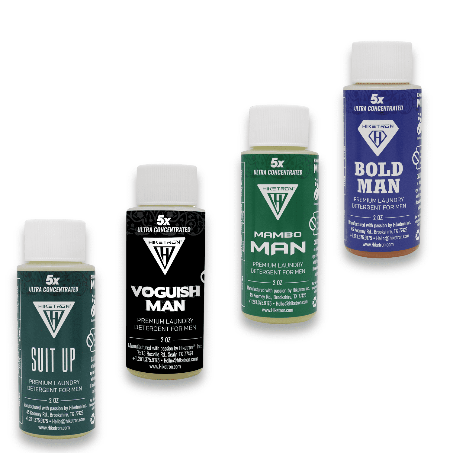 Hiketron 5X Ultra Concentrated Long Lasting Scented Liquid Laundry Detergent Removes Tough