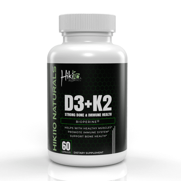 Hiki10 Naturals - D3+K2 Strong Bone & Immune Health