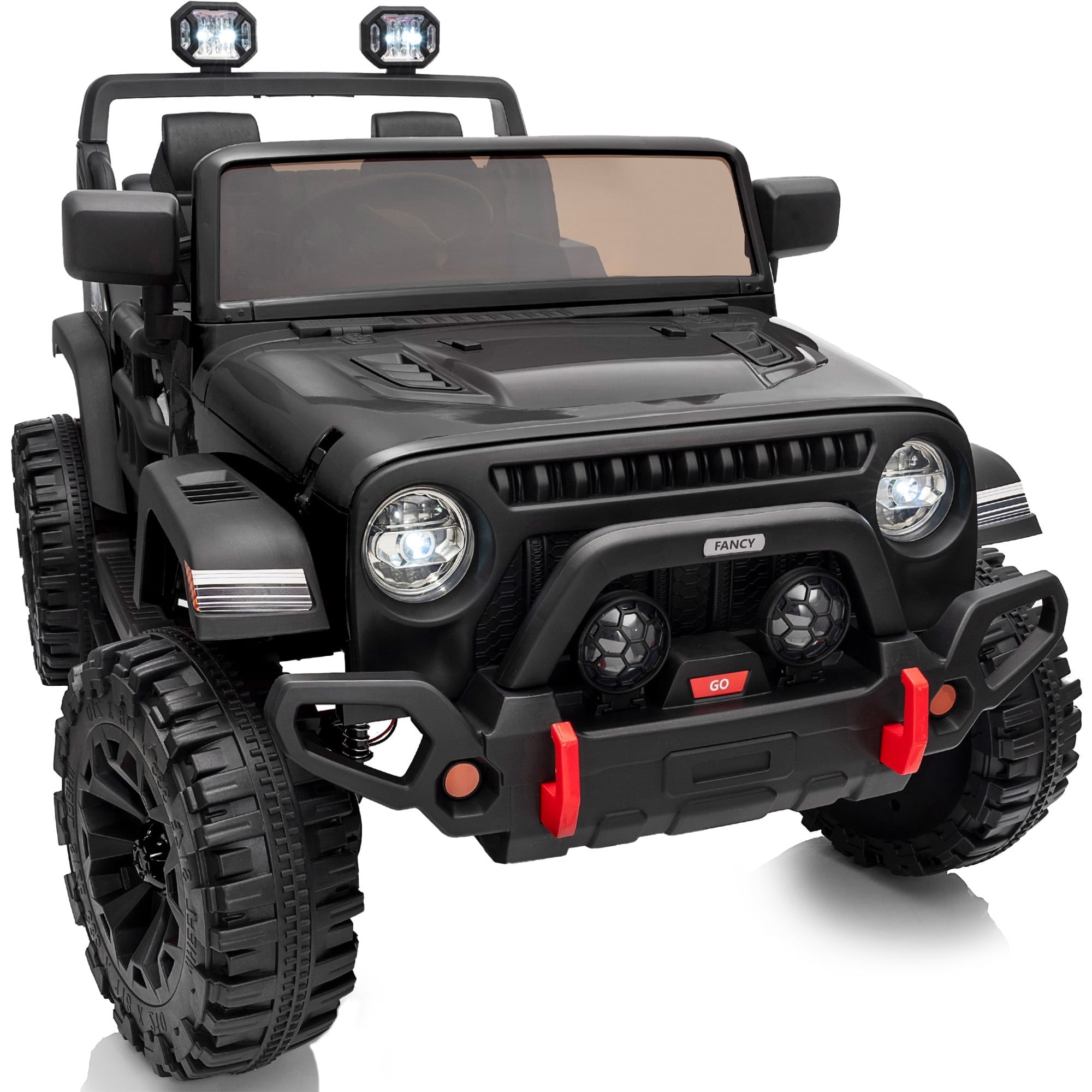 Walmart Ride Hikiddo 12 Volt Kids Ride on Toys Truck, 2 Seater Electric Ride on Car ...