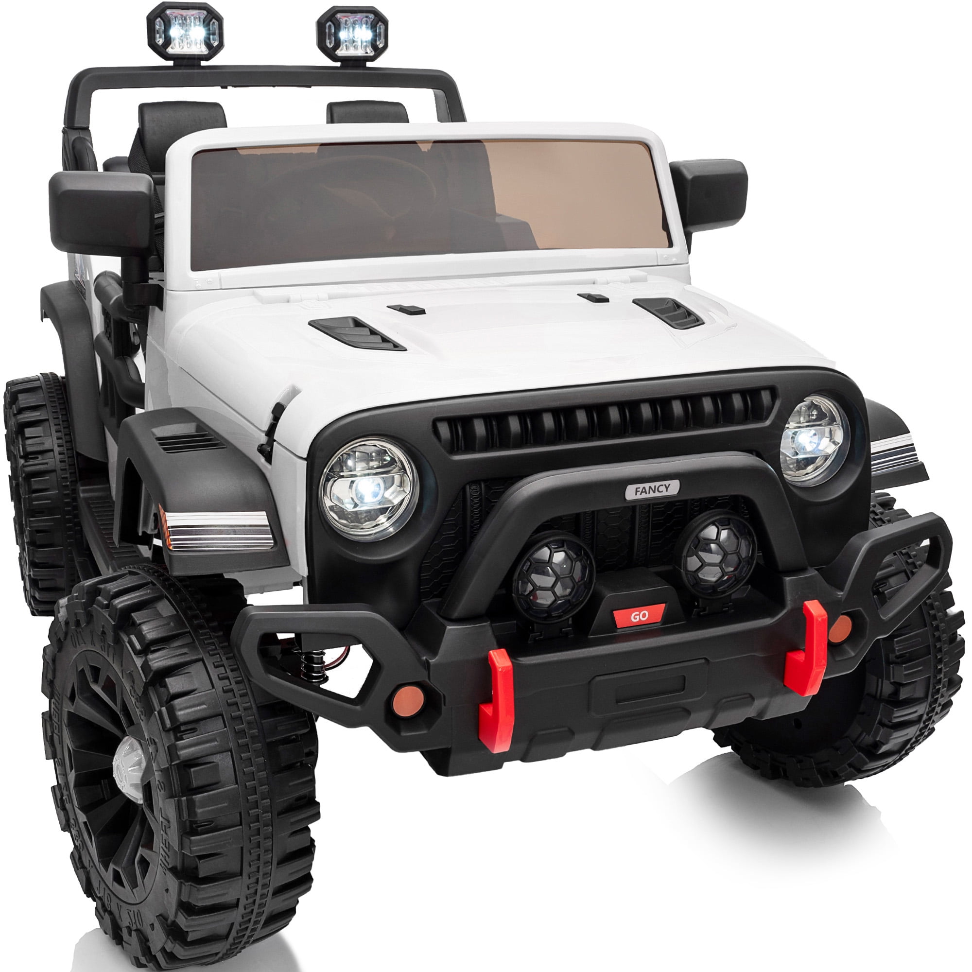 Walmart Ride Hikiddo 12 Volt Kids Ride on Toys Truck, 2 Seater Electric Ride on Car ...