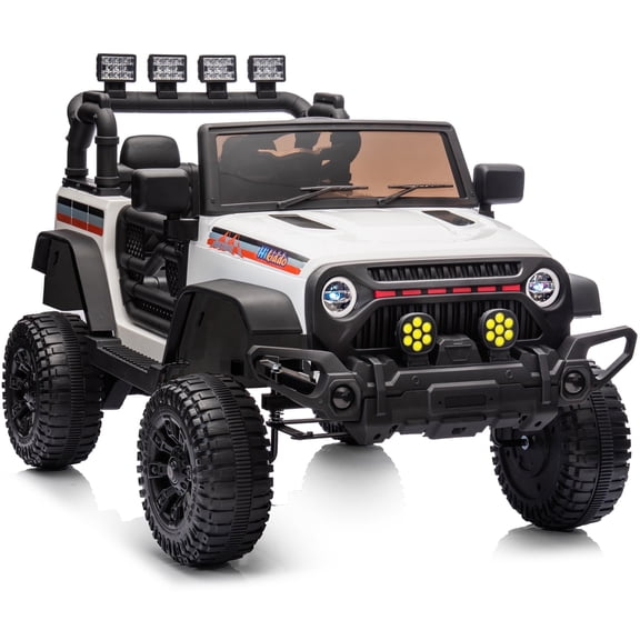 Hikiddo Model JC324 12V Kids Ride on Toys Truck, Electric Ride on Car for Kids Boys w/ Remote, Bluetooth