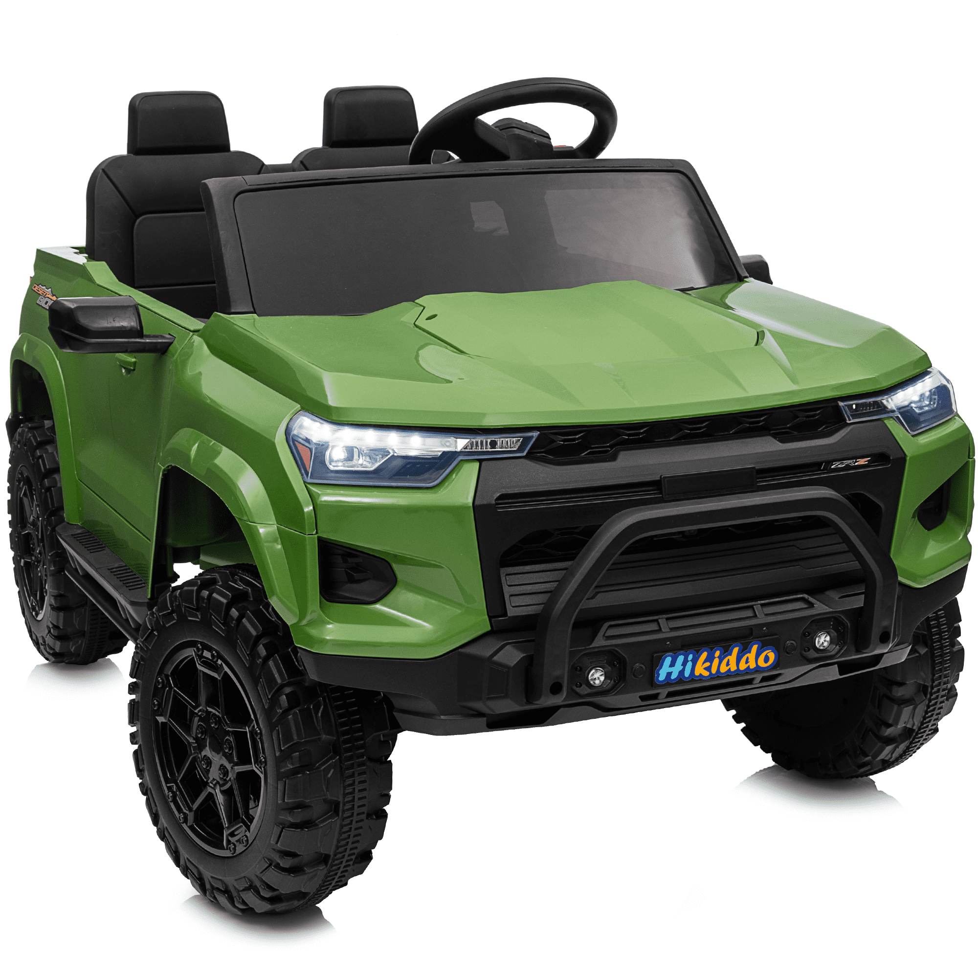 Hikiddo 24V 10Ah Ride on Toy Truck, 4WD 2 Seater Kids Electric Cars for Girl Boy w/ Remote, 4x200W M(图1)