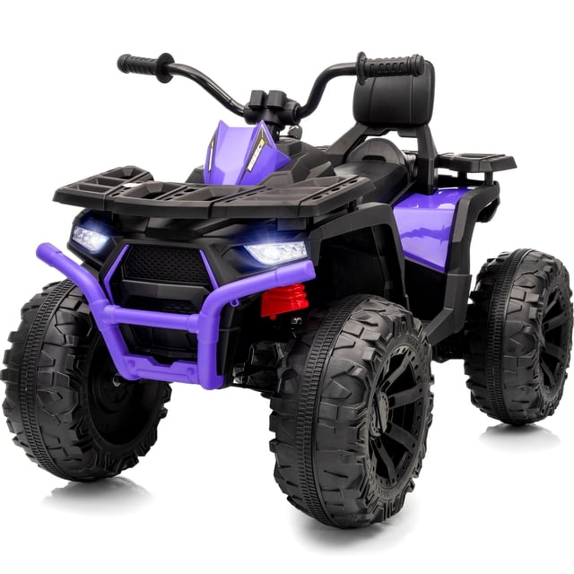 Hikiddo 24V Ride on Toys, Kids ATV 4-Wheeler for Big Kids with 2 Seater ...