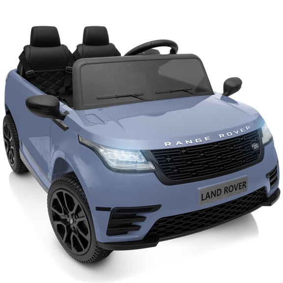 Licensed Land Rover 2 Seater Ride on Car w/Remote, 24V Ride on Toys for Kids Ages 4-8, Blue