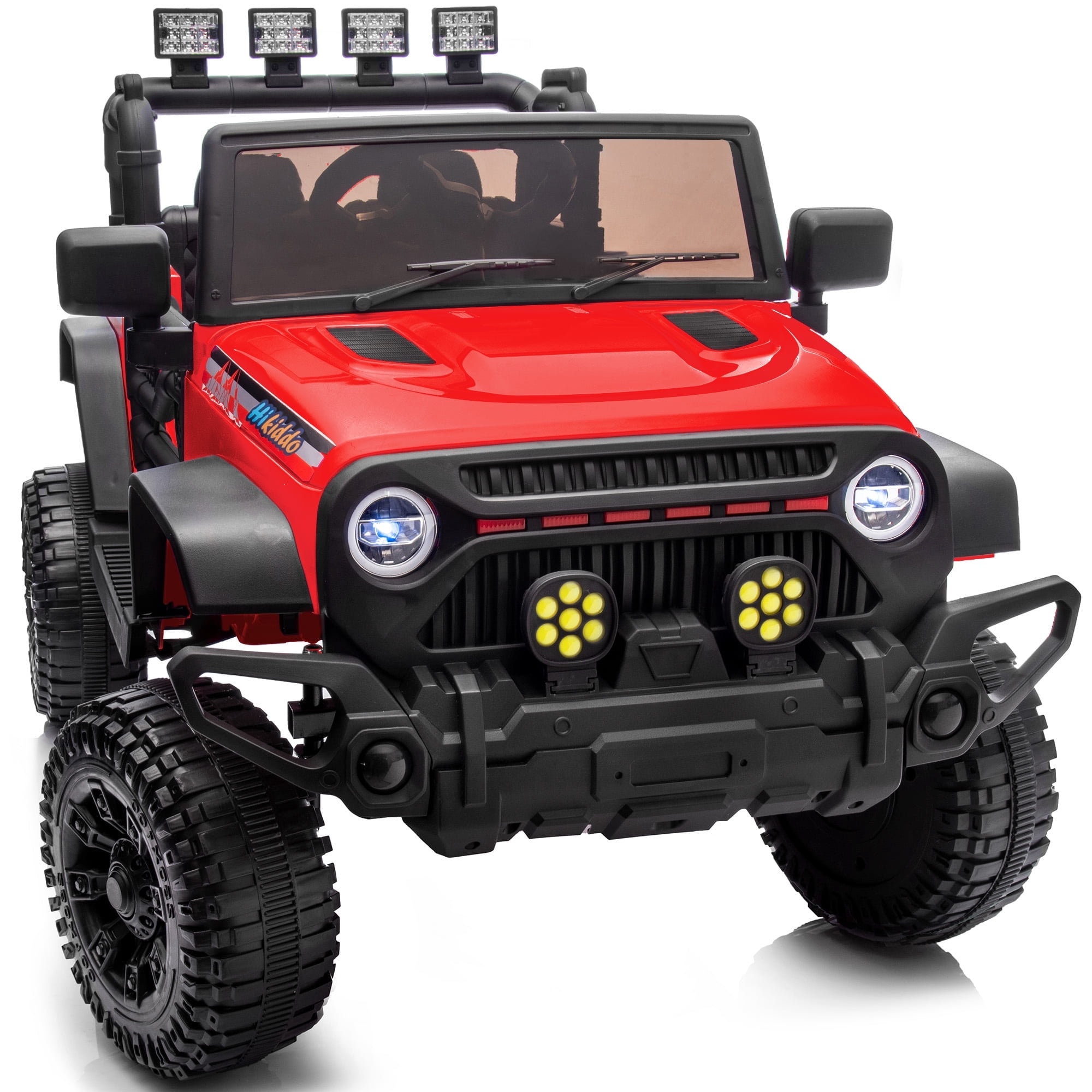 Hikiddo 4WD Kids Ride on Toys Truck, 12V 7Ah Electric Ride on Car for ...
