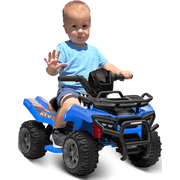 Hikiddo 12V Ride-on Toy for Toddlers, Kids ATV 4 Wheeler for 1-3 Boys & Girls with Music - Blue