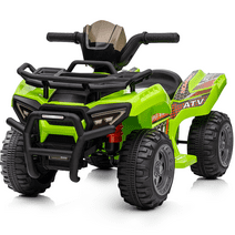Hikiddo 6V Ride-on Toy for Toddlers, Kids ATV 4 Wheeler for 1-3 Boys & Girls with Music - Green