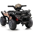 thumbnail image 1 of Hikiddo 6V Kids ATV, 4-Wheeler Ride on Toy for Toddlers Aged 1-3 Boys & Girls with Music - Black, 1 of 8