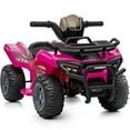 thumbnail image 1 of Hikiddo 6V Kids ATV, 4-Wheeler Ride on Toy for Toddlers Aged 1-3 Boys & Girls with Music - Rose, 1 of 8