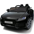 thumbnail image 1 of Hikiddo Electric Ride on Car for Kids, Licensed Audi 12V 7Ah Kids Ride-on Toy for Toddlers 2-5 Girl with Remote, Bluetooth - Black, 1 of 9