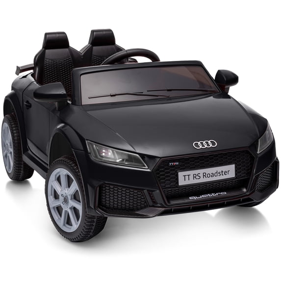 Hikiddo Electric Ride on Car for Kids, Licensed Audi Ride on Toy for Toddlers Age 1-3 with Remote, Bluetooth - Black